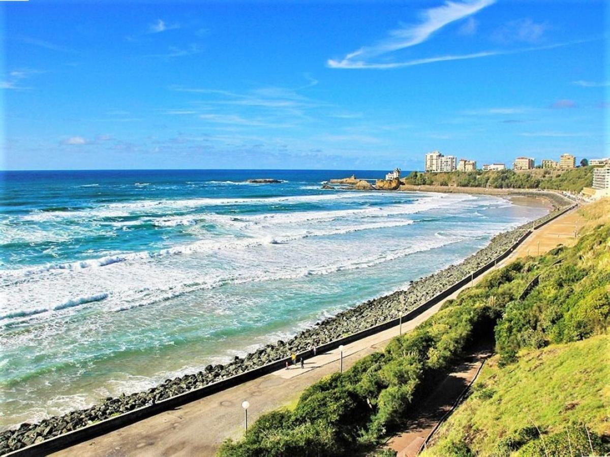 Studio Front De Mer Avec Piscine Et Balcon A Biarritz - Fr-1-3-412 외부 사진