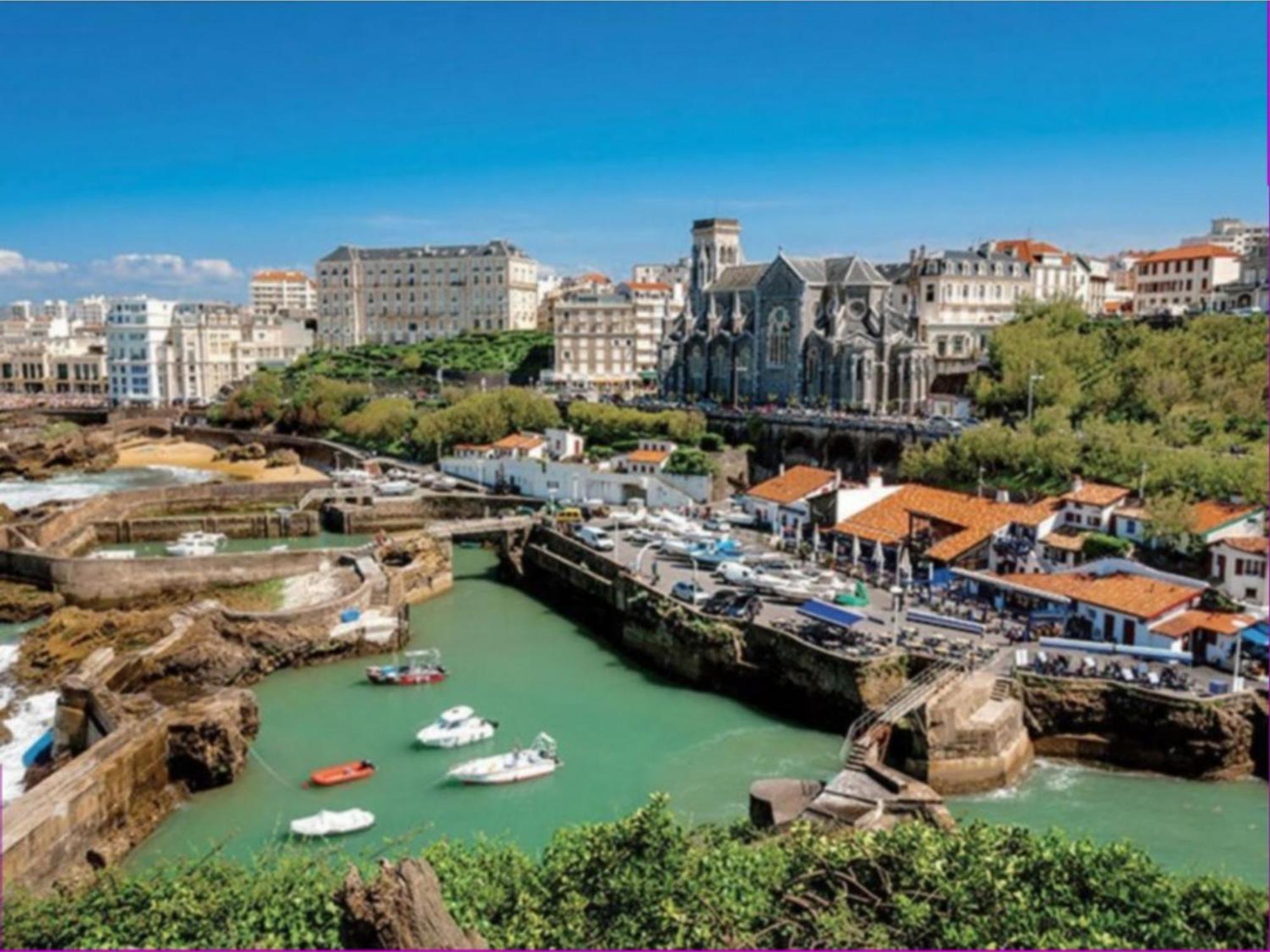 Studio Front De Mer Avec Piscine Et Balcon A Biarritz - Fr-1-3-412 외부 사진
